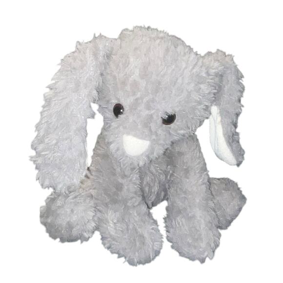 Walmart Plush Bunny Rabbit Nursery Shower Gift M Curly Brown Stuffed Animal 10” - Picture 4 of 13